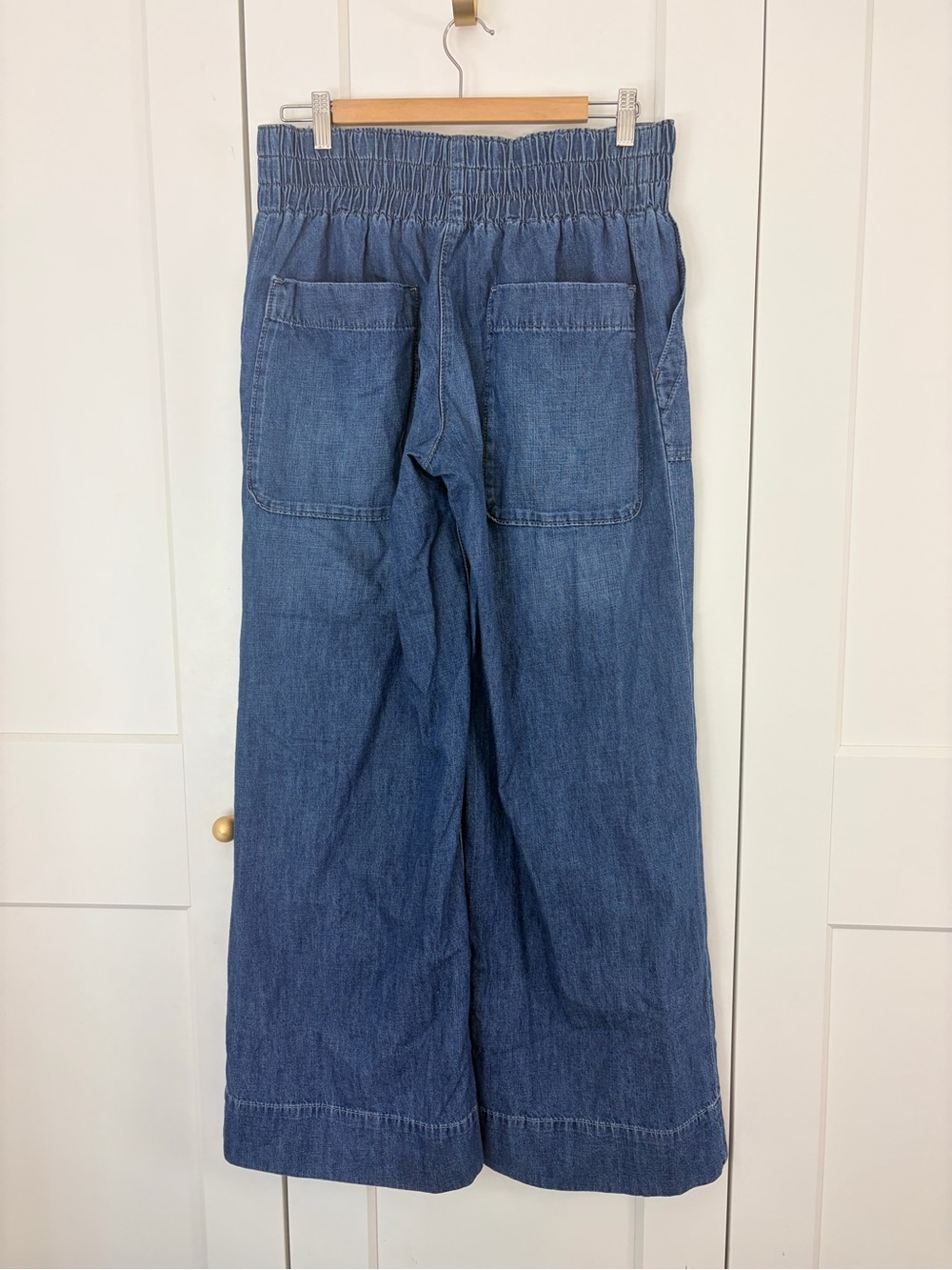 Free People - We The Free High-Rise Wide Leg Denim Jeans | S - Picture 4 of 7